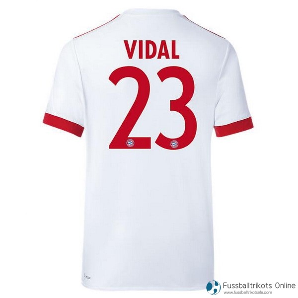 Bayern München Trikot Ausweich Vidal 2017-18 Fussballtrikots Günstig